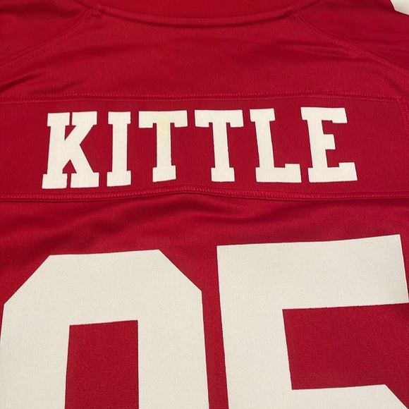 George Kittle San Francisco 49ers Nike Women's 75th Anniversary Jersey - Scarlet - Picture 6 of 6